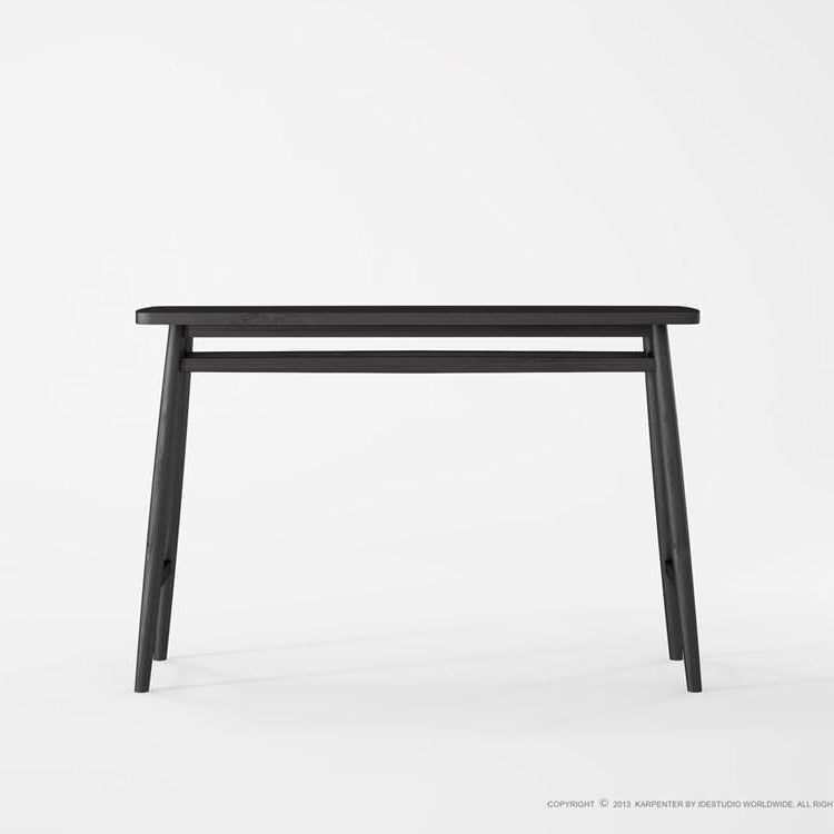 KT001SB wooden console table in black