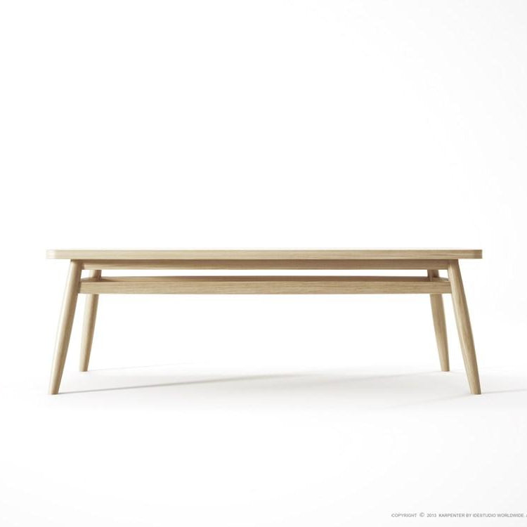 KT009O_2 wooden coffee table with minimalist design
