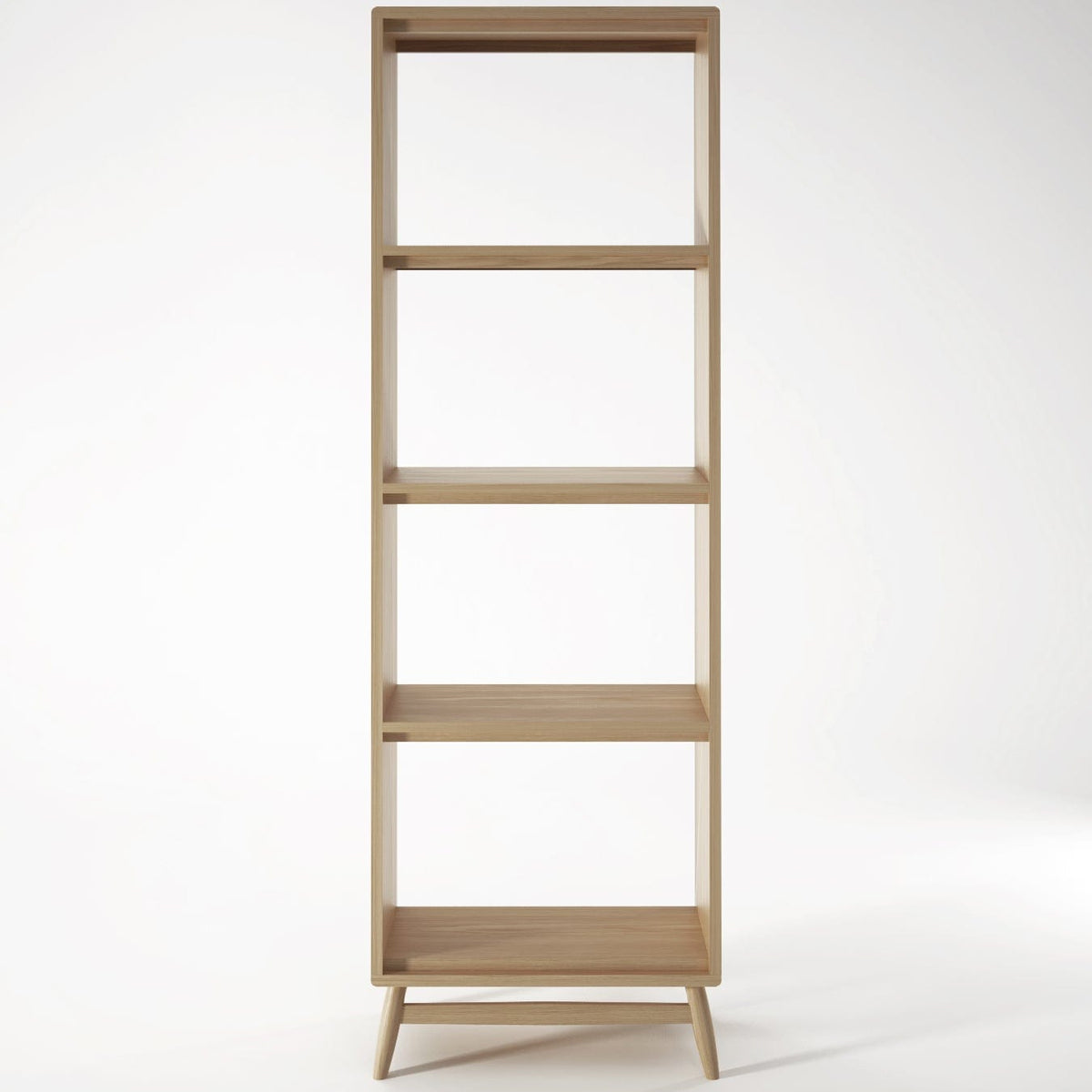 KT027O-2 wooden bookshelf with four shelves