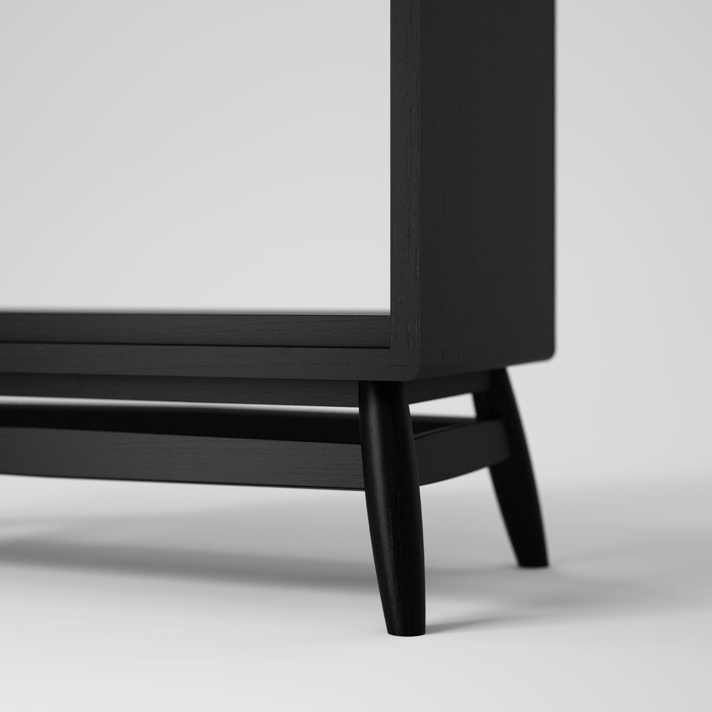 KT027SB Black Cabinet Close-Up