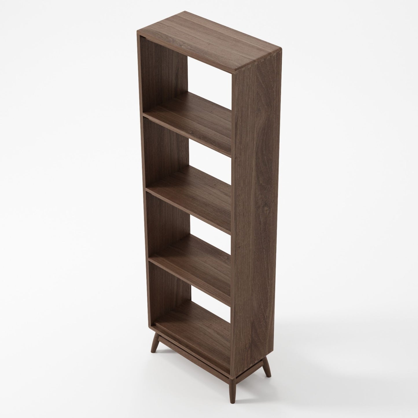 KT027T-SIDE tall wooden bookshelf