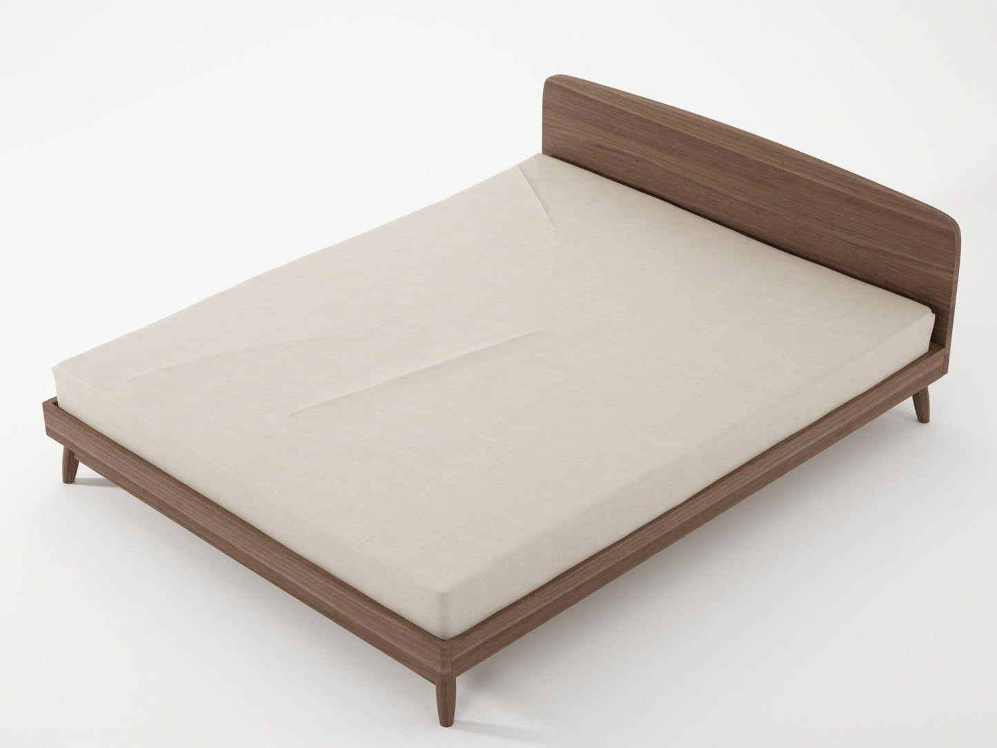 KT031T-TOP wooden bed frame with mattress