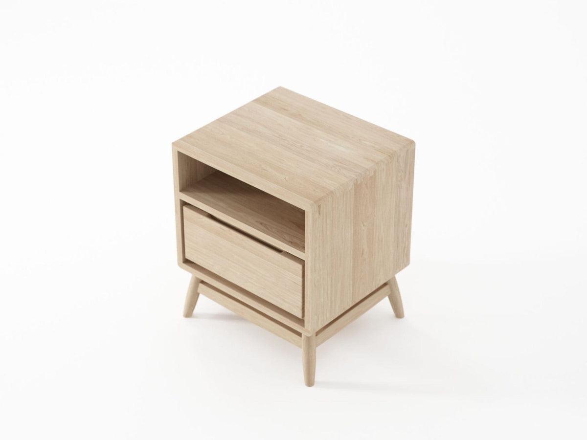 KT033O-TOP Wooden Nightstand with Drawer