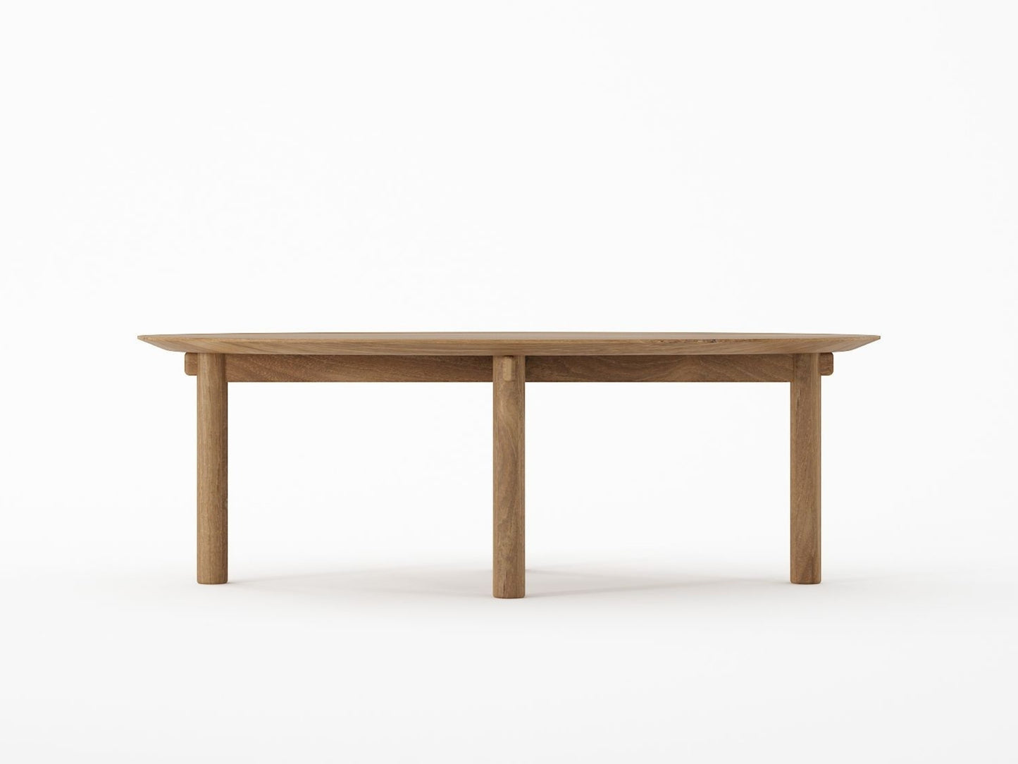 Tenon Oval Coffee Table 120cm - Teak