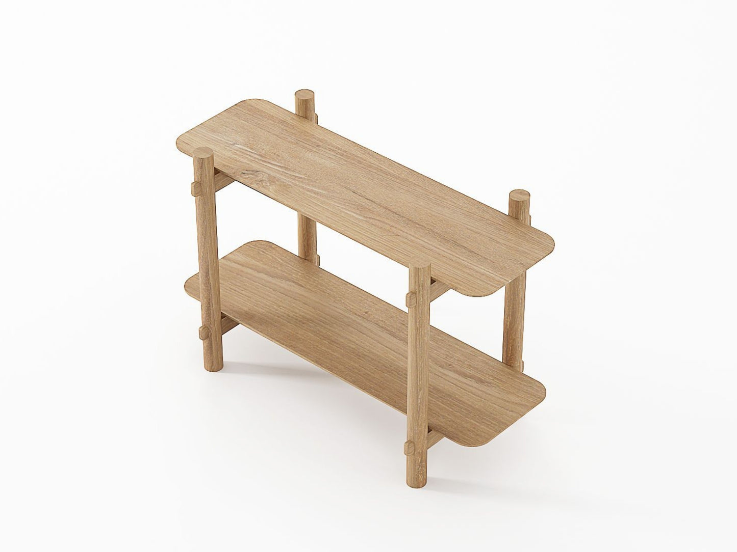 Tenon Open Sideboard 90cm - Teak