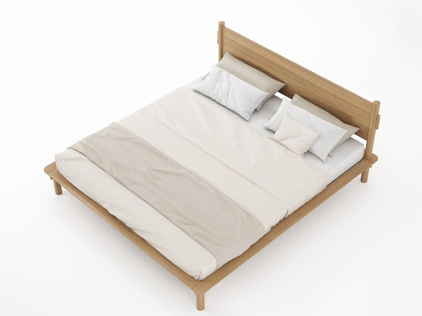 Tenon King Bed - Teak