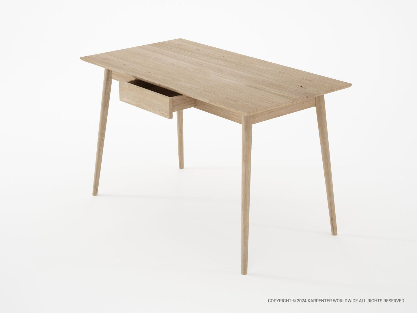 KV0006O_2 Wooden Desk with Drawer