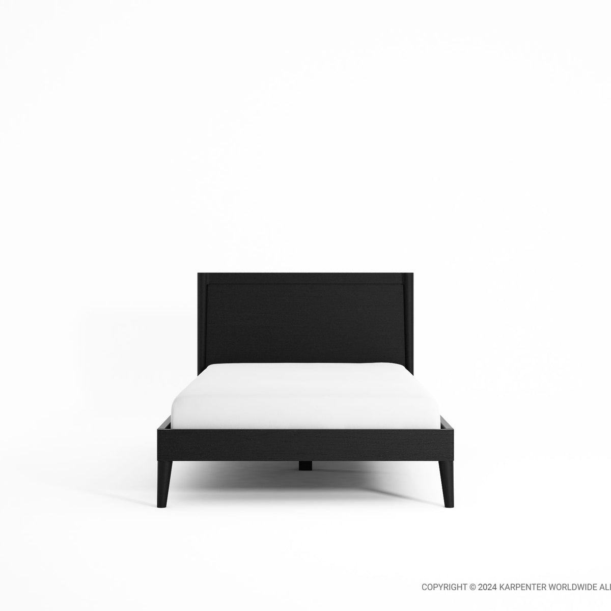 KV0033SB_1 Black Bed Frame