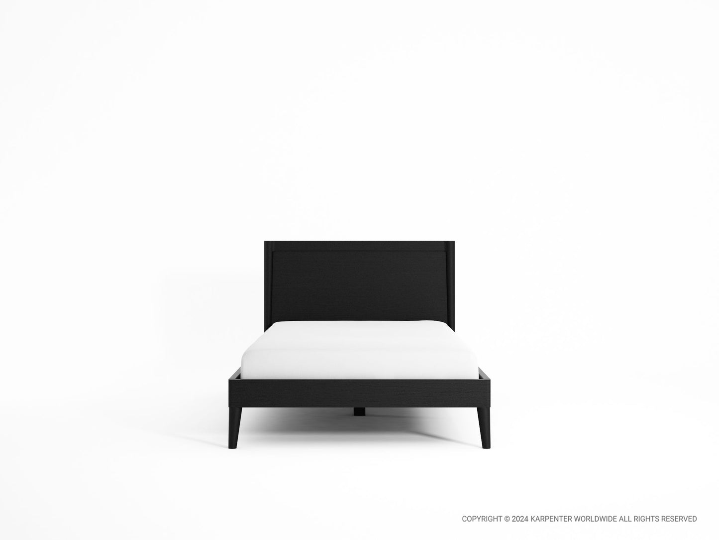 KV0033SB_1 Black Bed Frame