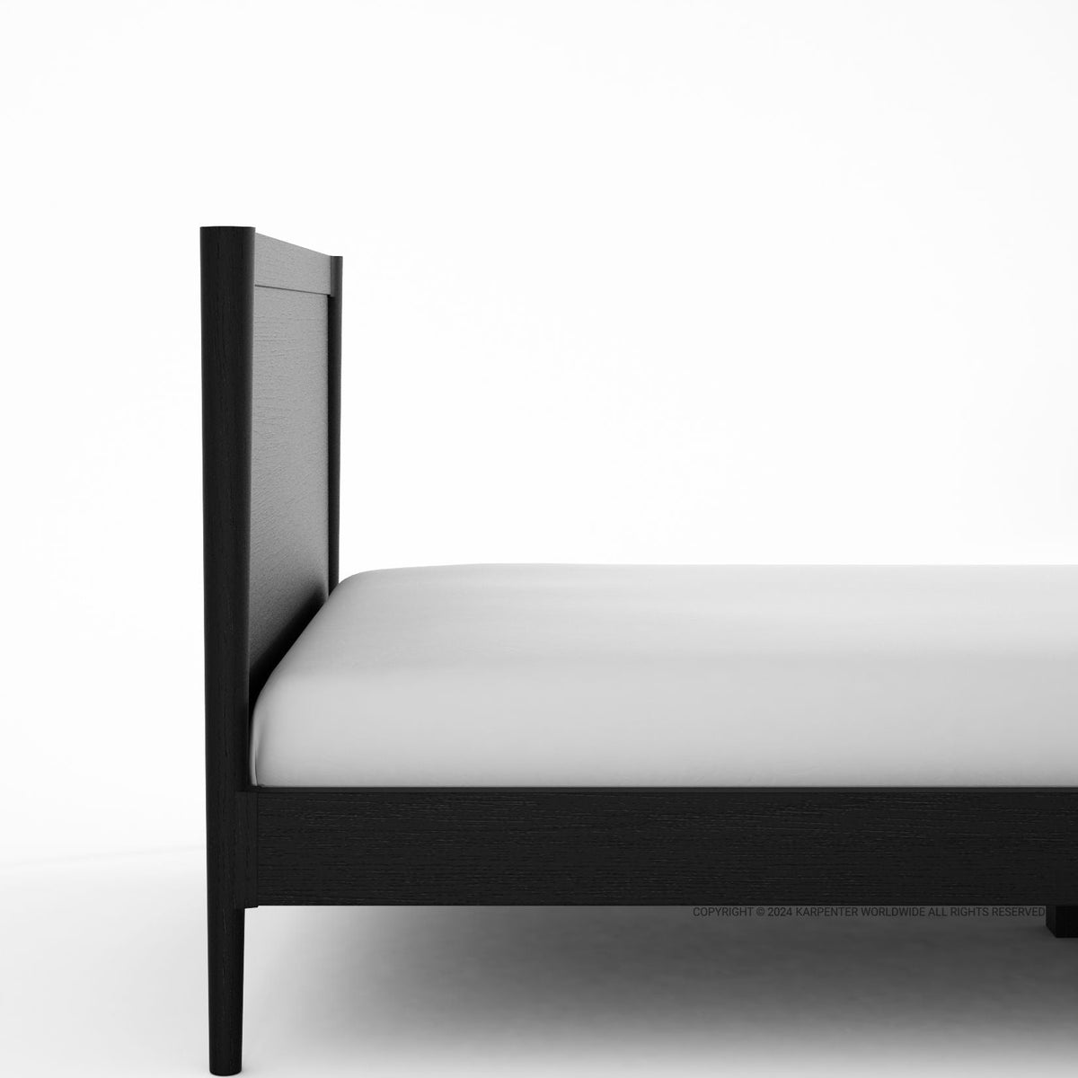 KV0033SB_4 Black Bed Frame