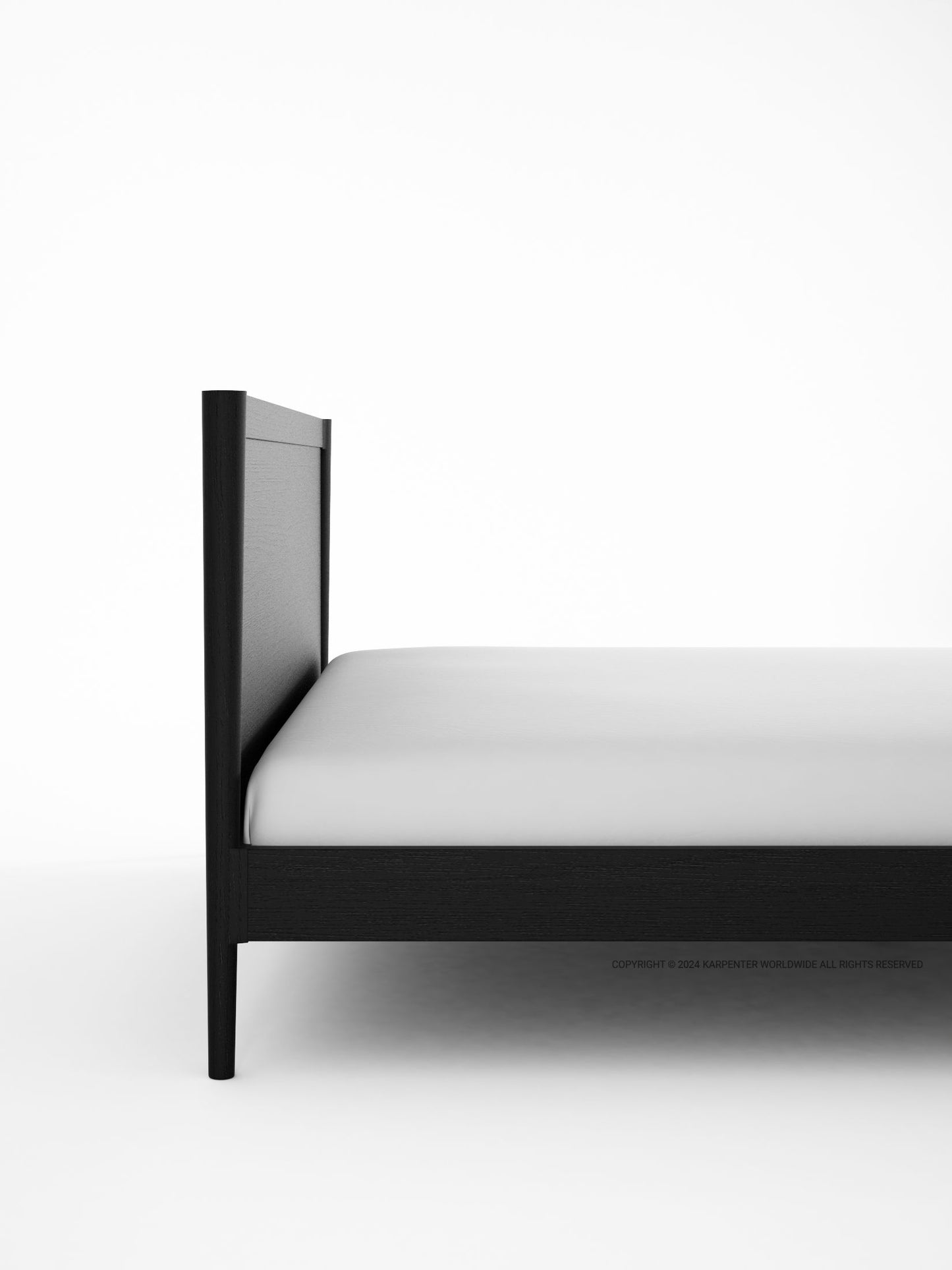 KV0034SB_4 Black Bed Frame