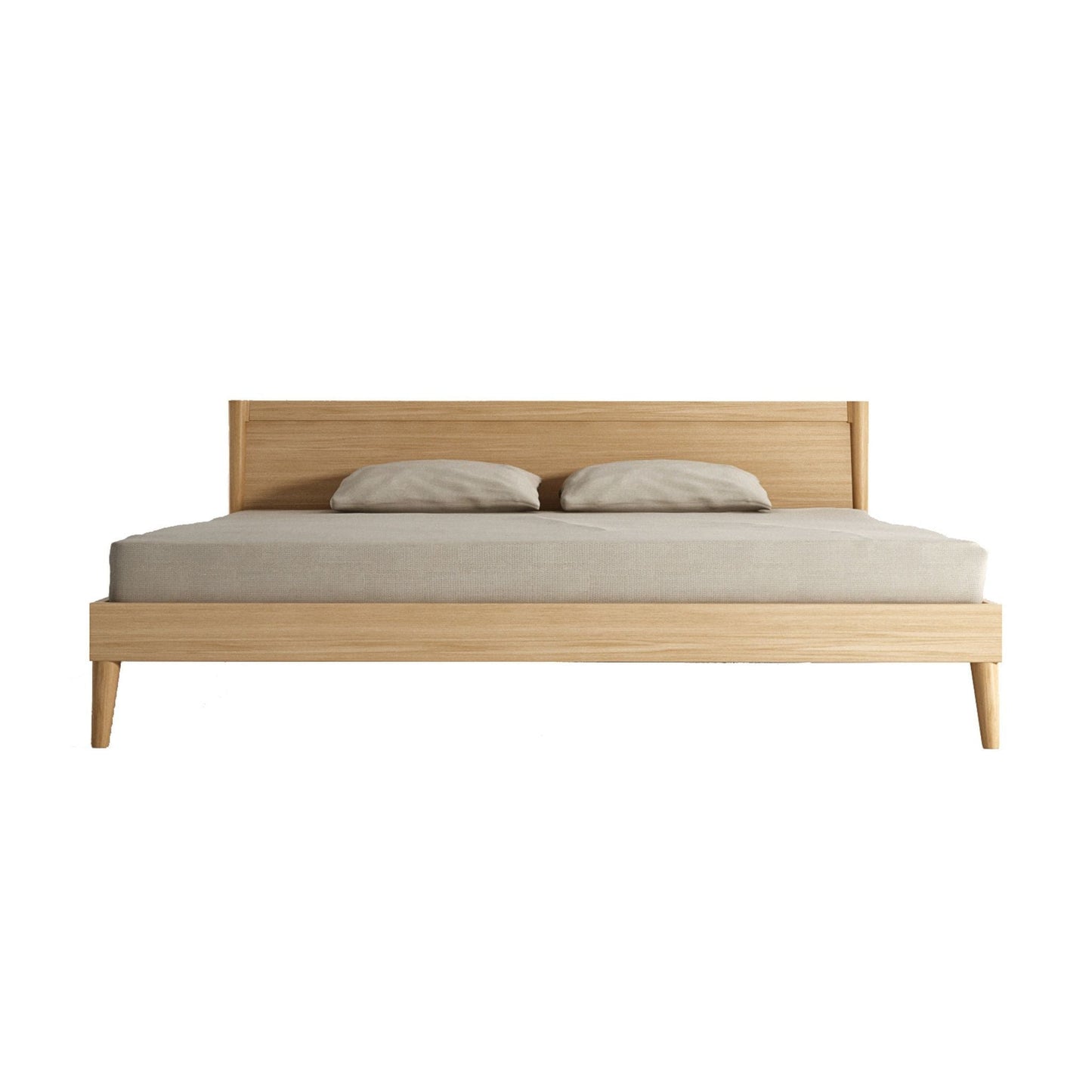 KV0035O wooden bed frame - front view