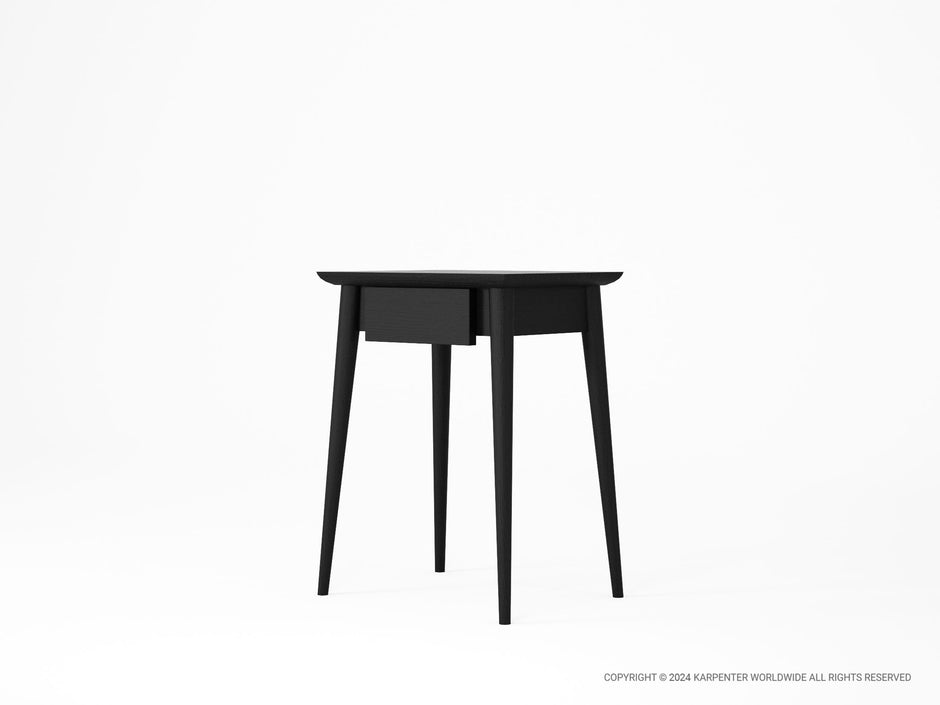 Black side table with drawer - KV0112SB_2