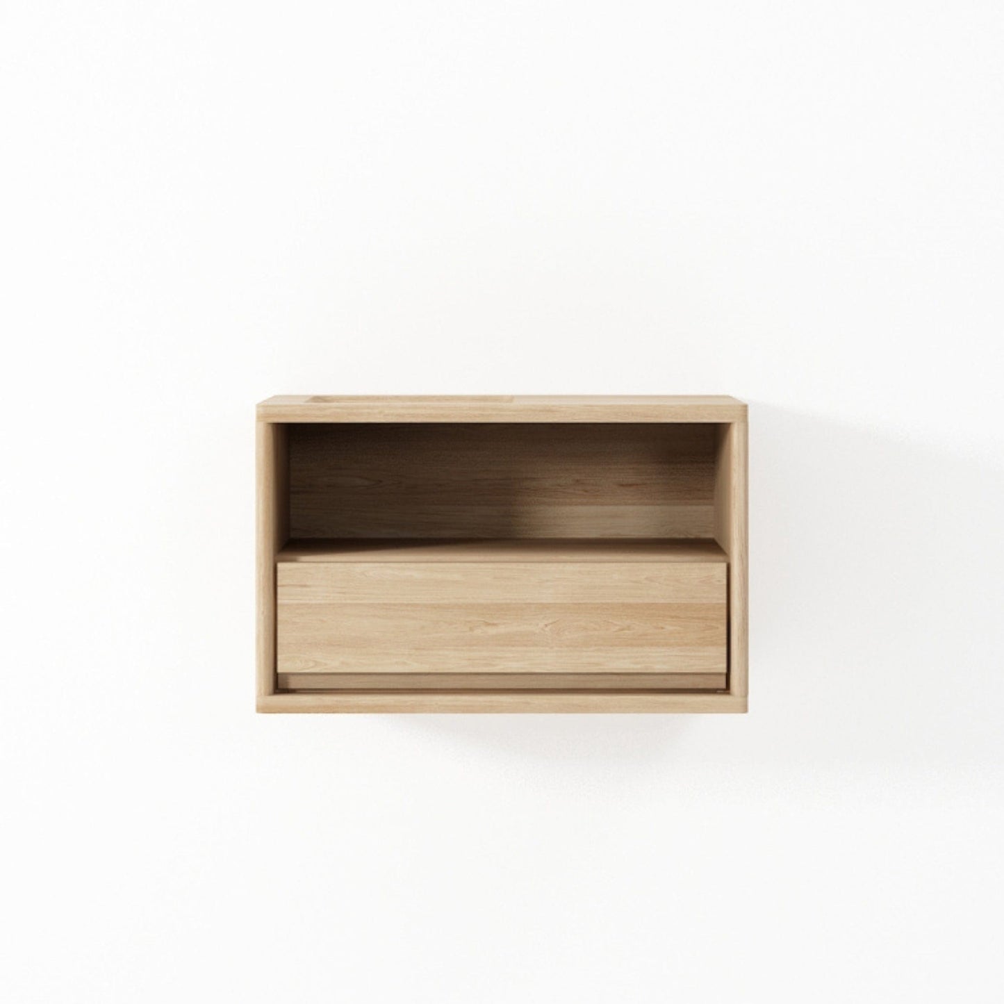 Floating nightstand with drawer