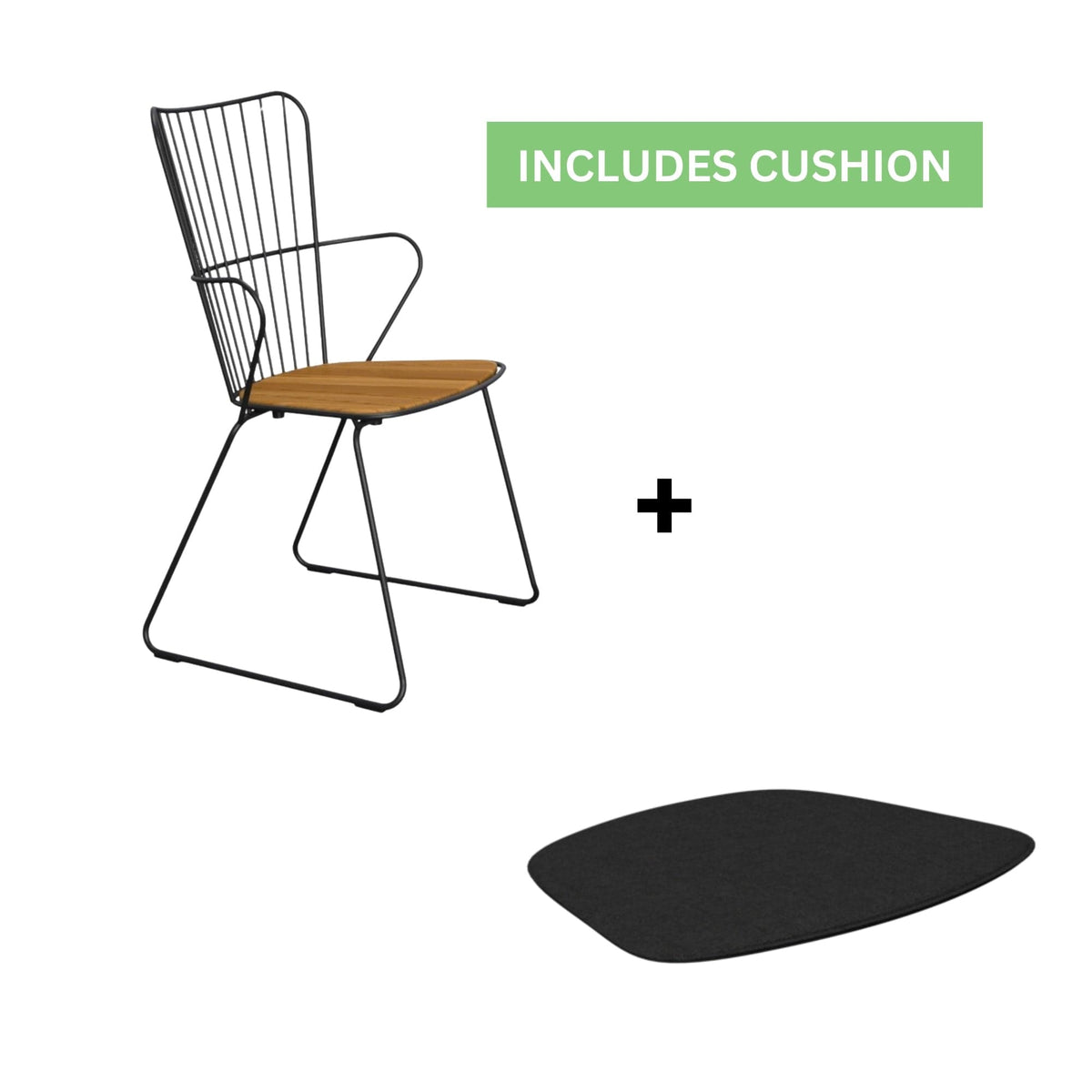 PAON Dining Chair with Cushion