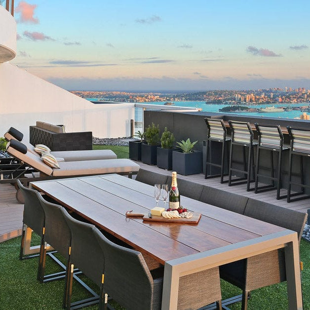 Sydney Penthouse Outdoor Dining Table and Chairs