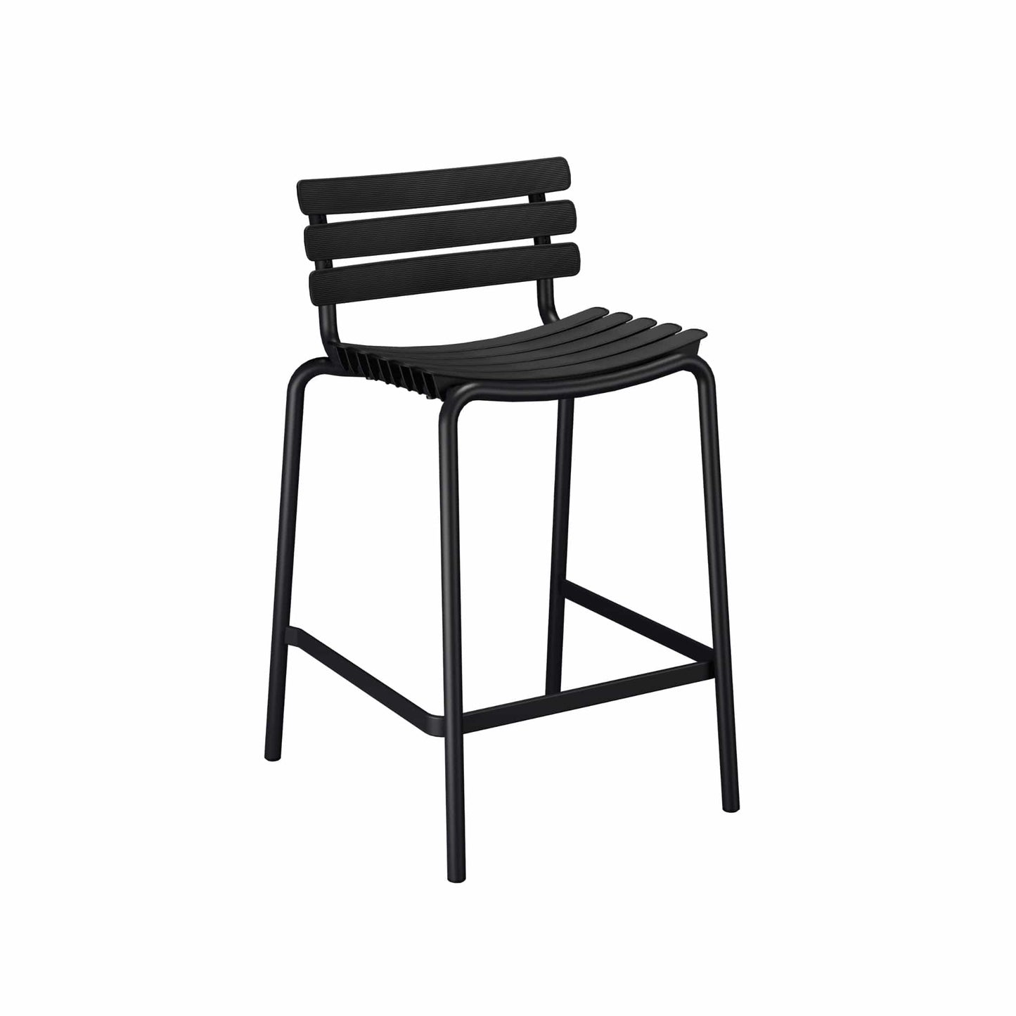 Black Reclips Counter Chair