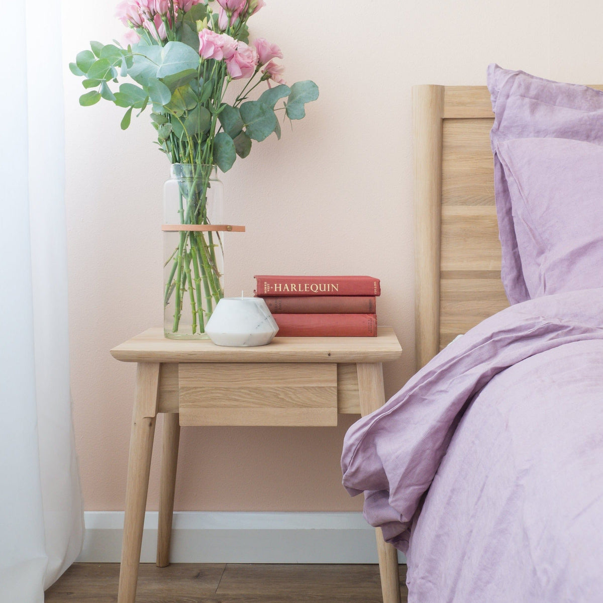 Vintage Tall Bedside - European Oak-Indoor Furniture-Karpenter-Neutral Oak Wood-European Oak-SLH AU