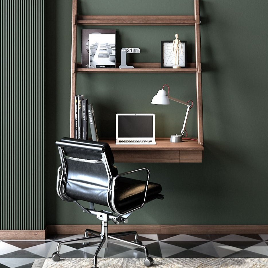 Modern hanging desk with chair