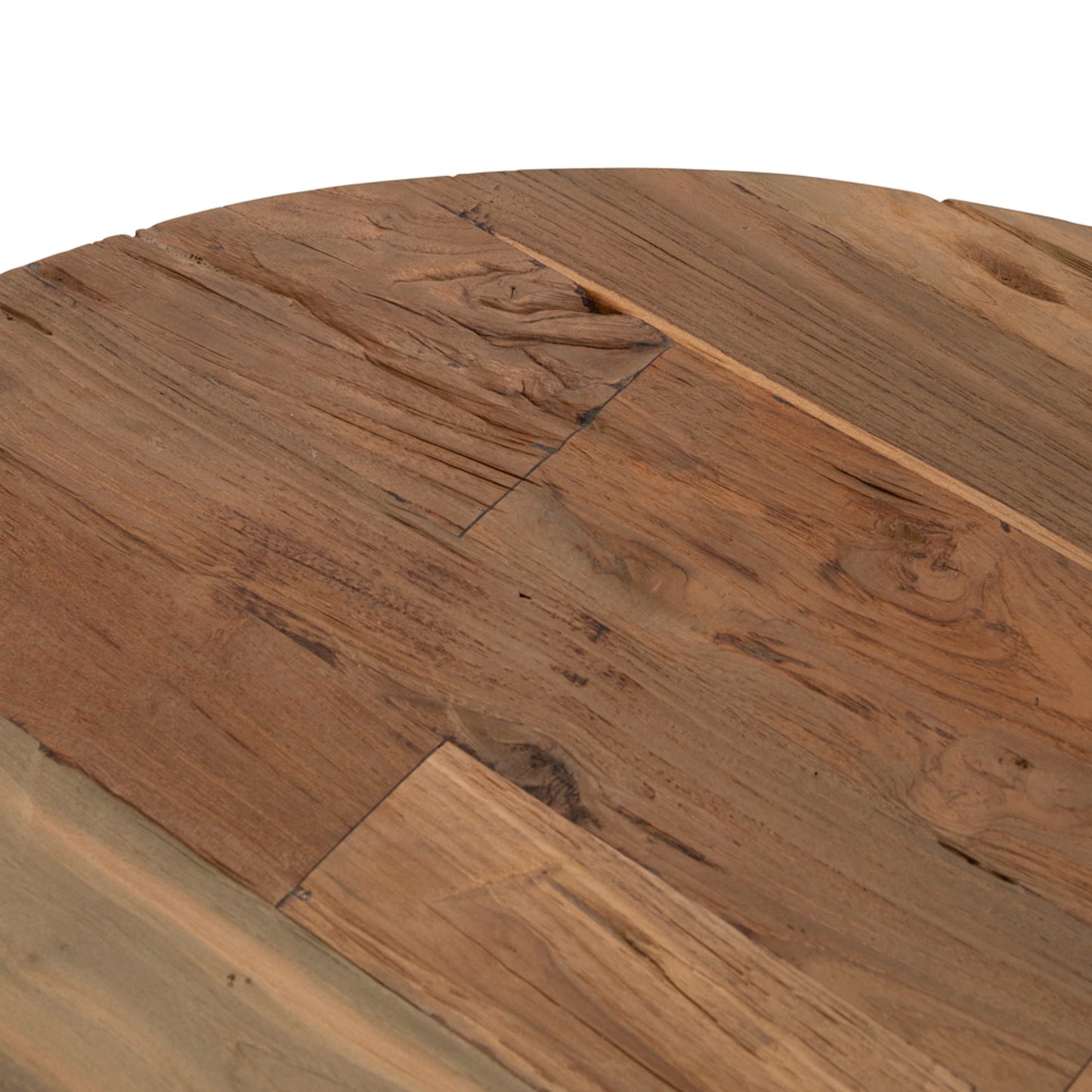 Close up Rugged Teak Table Top