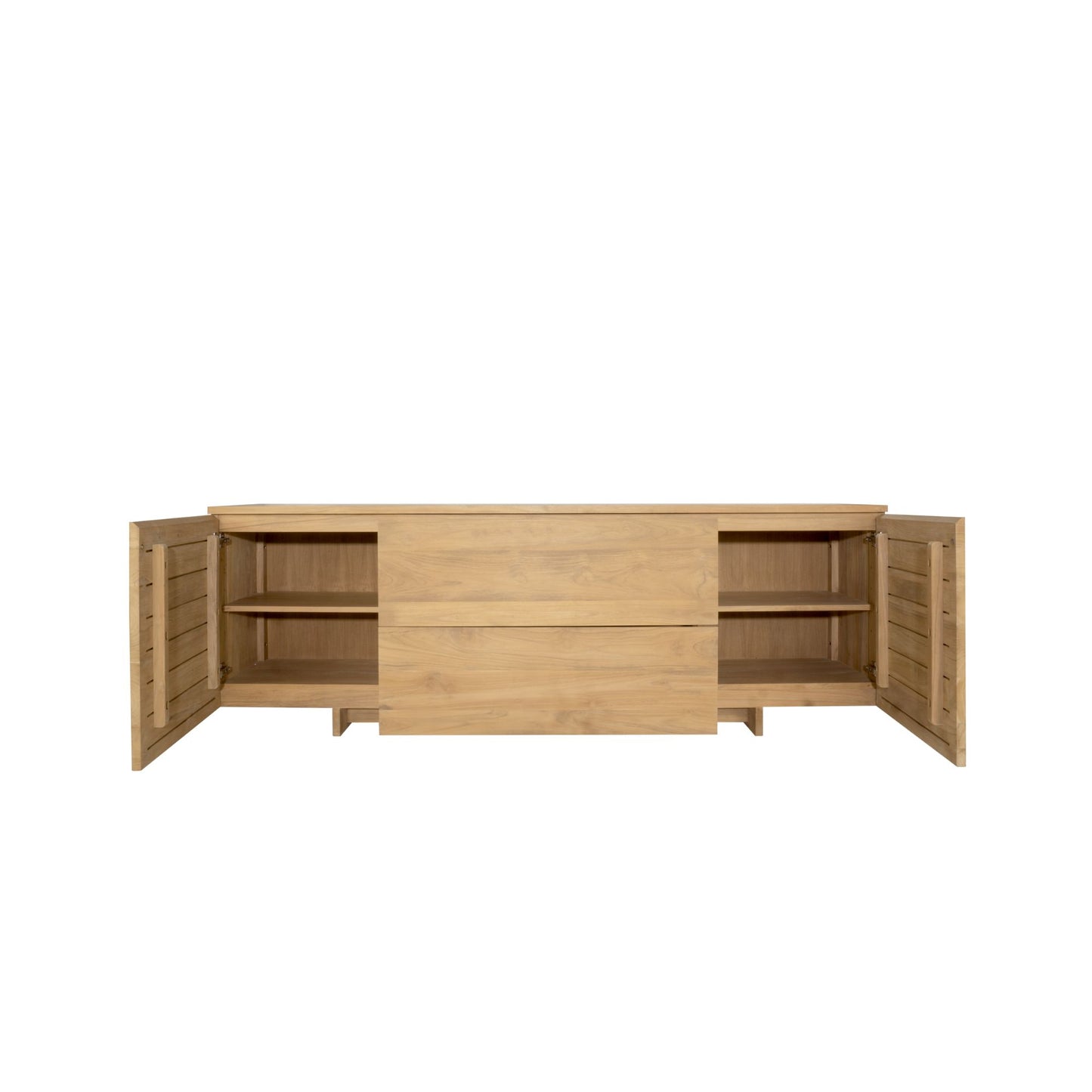 TRE020_2 Wooden sideboard with open doors