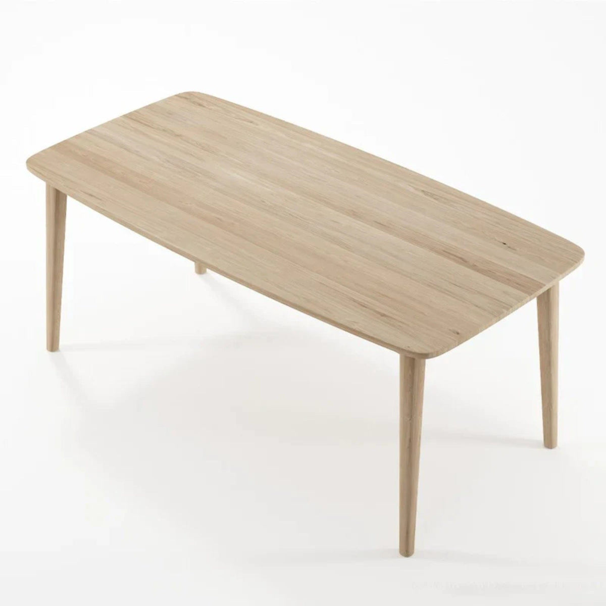 Grasshopper table in light wood finish
