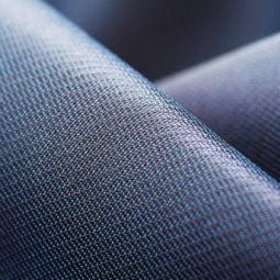 Sunbrella fabric close-up in blue