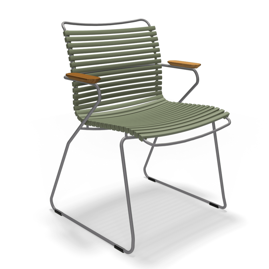 Olive Green CLICK Dining Chair by HOUE