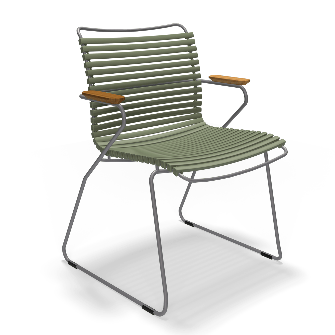 Olive Green CLICK Dining Chair by HOUE