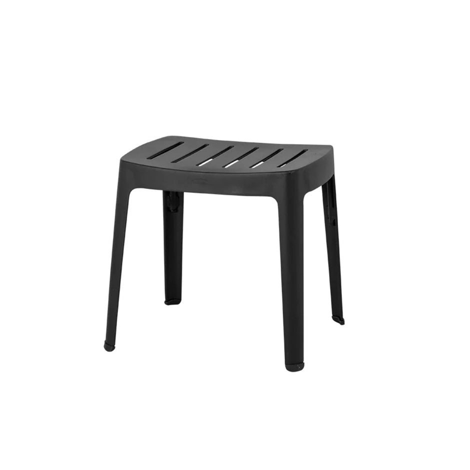 Black plastic stool 11400AS_1