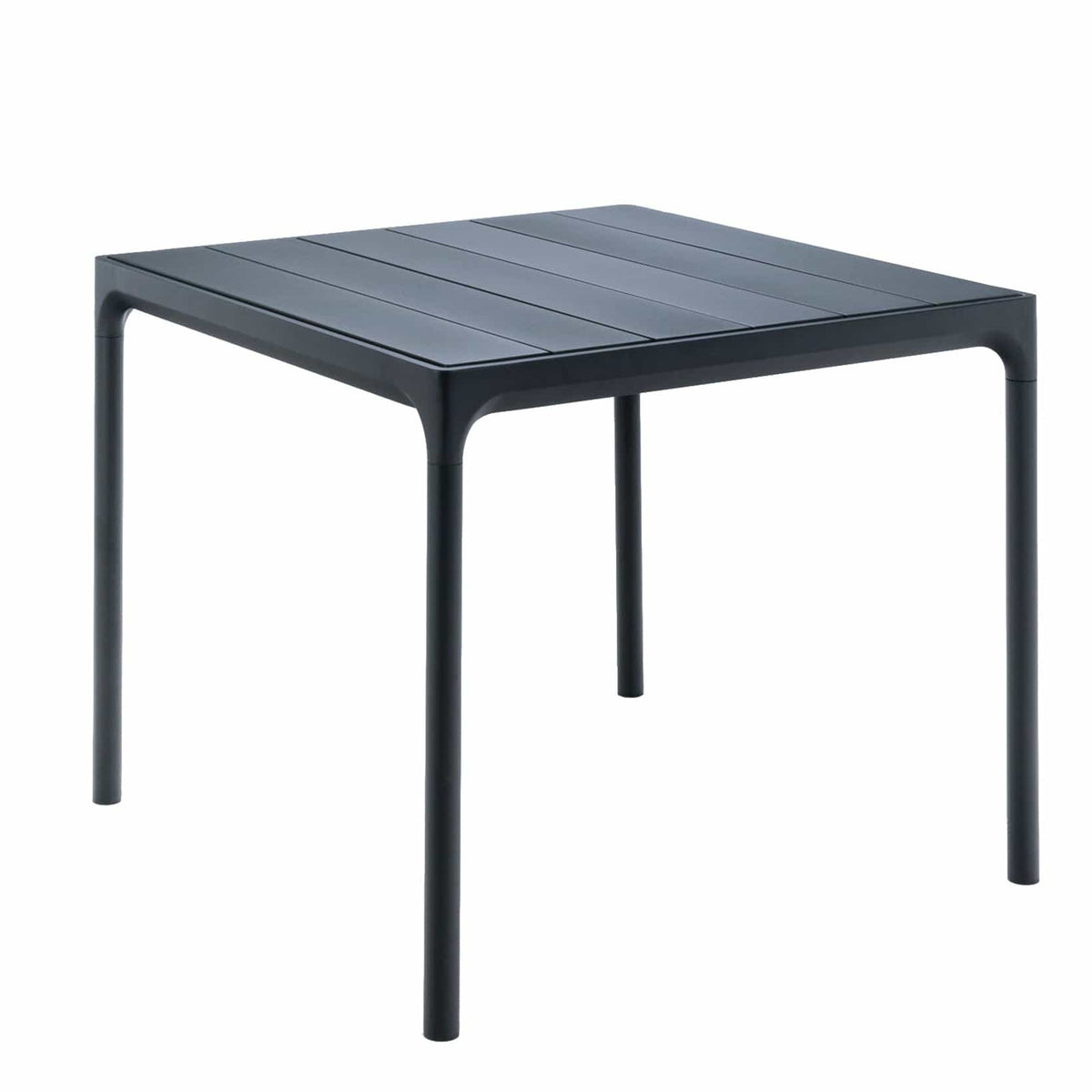 Four Square Outdoor Dining Table 90cm by Houe (Black & Black)-Outdoor Furniture-Houe-SLH AU