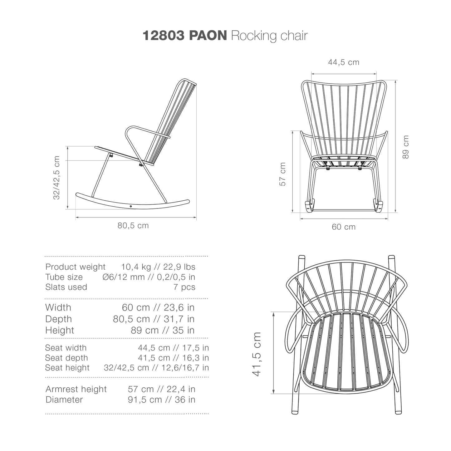 PAON Rocking Chair - High-Res