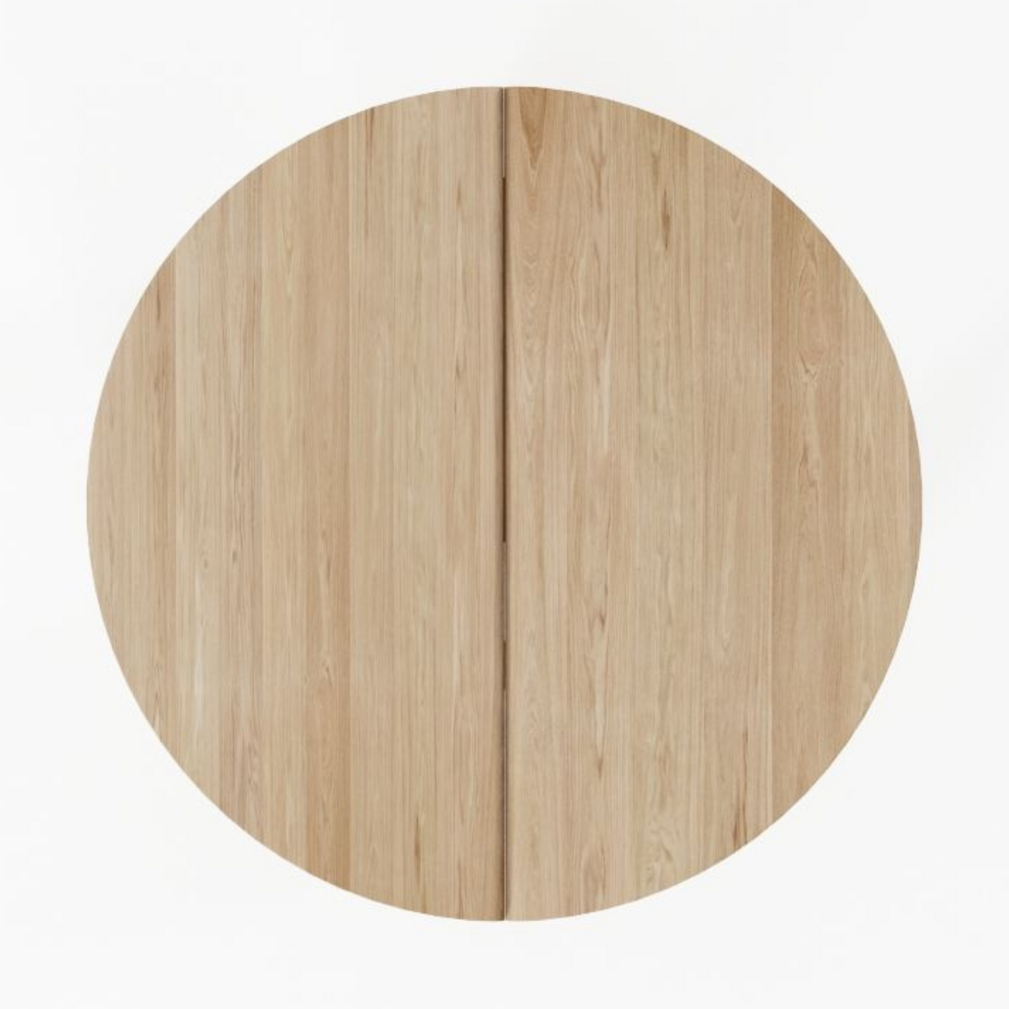 Round wooden table top.