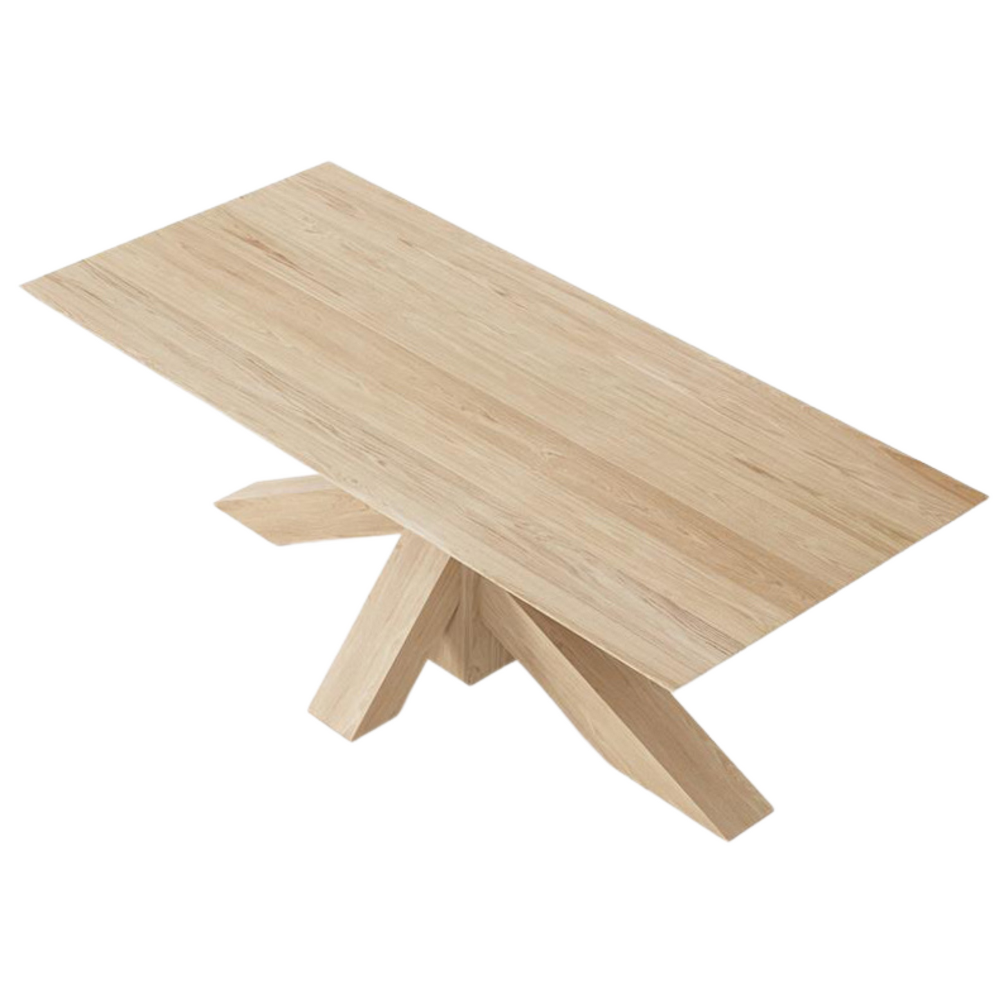 Wooden rectangular table.