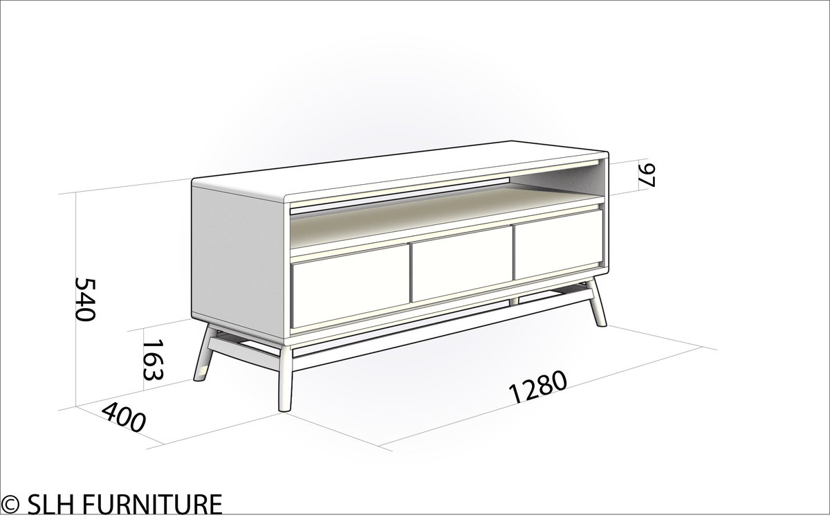 Modern TV stand 4mpKT025 dimensions