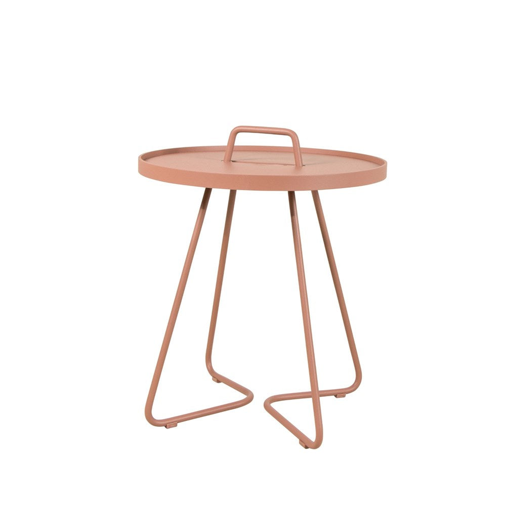 Pink side table with handle - 5065ADRO_1