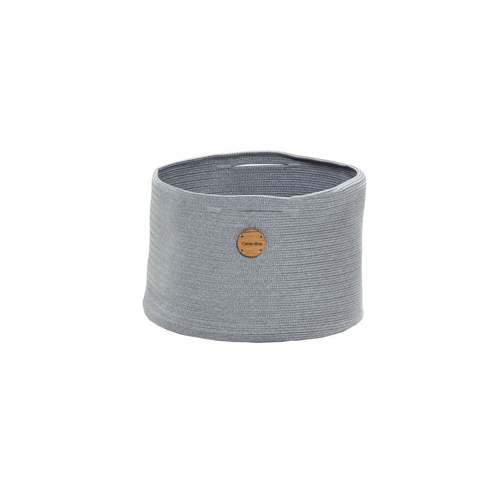 Gray woven storage basket (5132ROLG_1)