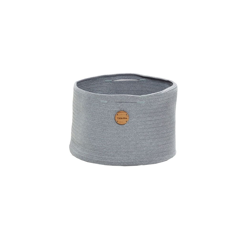Gray woven storage basket (5132ROLG_1)