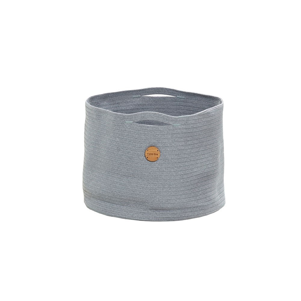 Grey woven storage basket - 5133ROLG_1