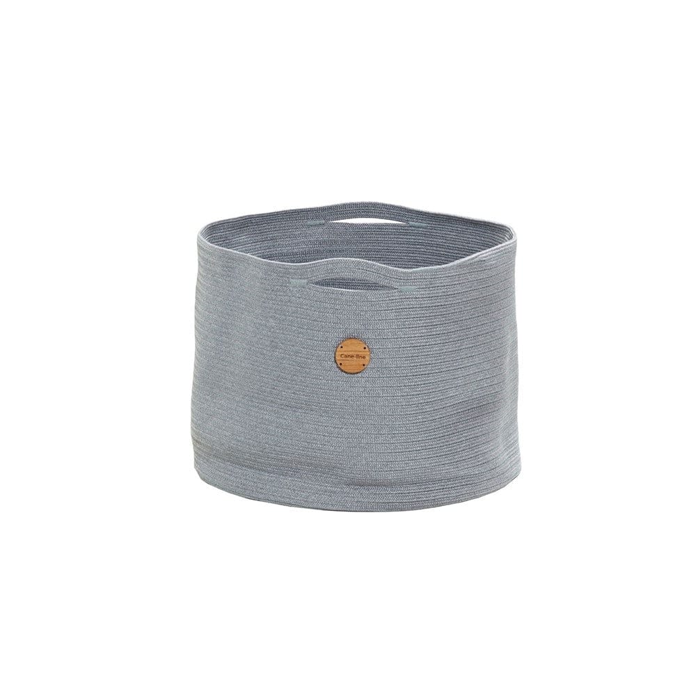Grey woven storage basket - 5133ROLG_1