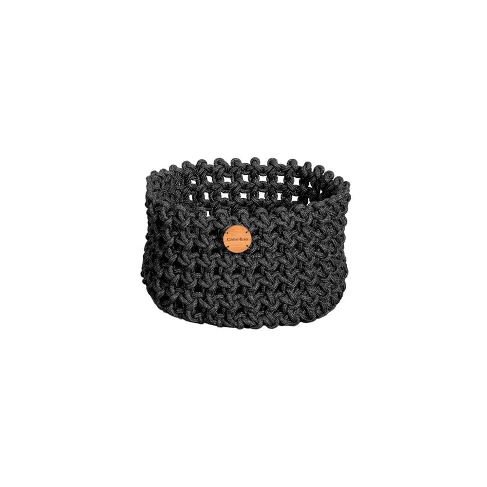 5135RODG_1 - Dark gray woven basket