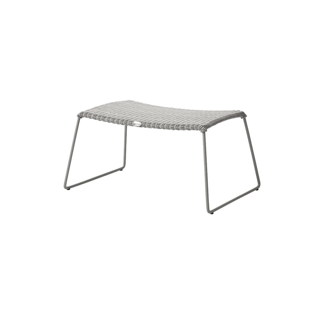 5369LT_1 Gray Wicker Ottoman