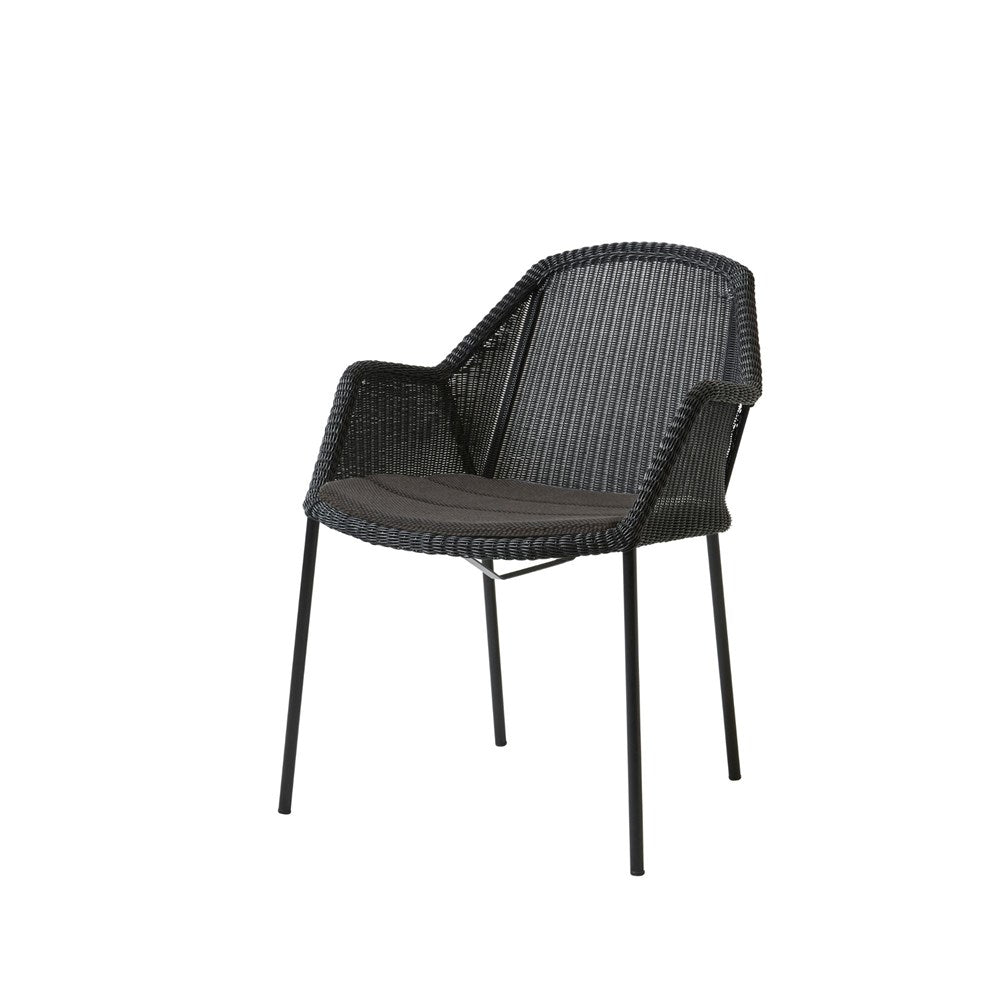 5464LS_1 Black Wicker Patio Chair