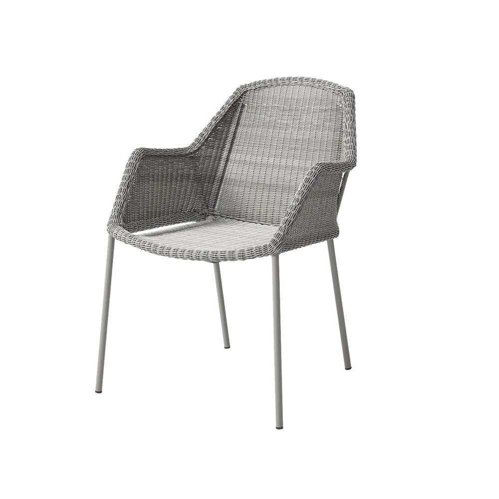 5464LT_1 Grey Wicker Outdoor Chair