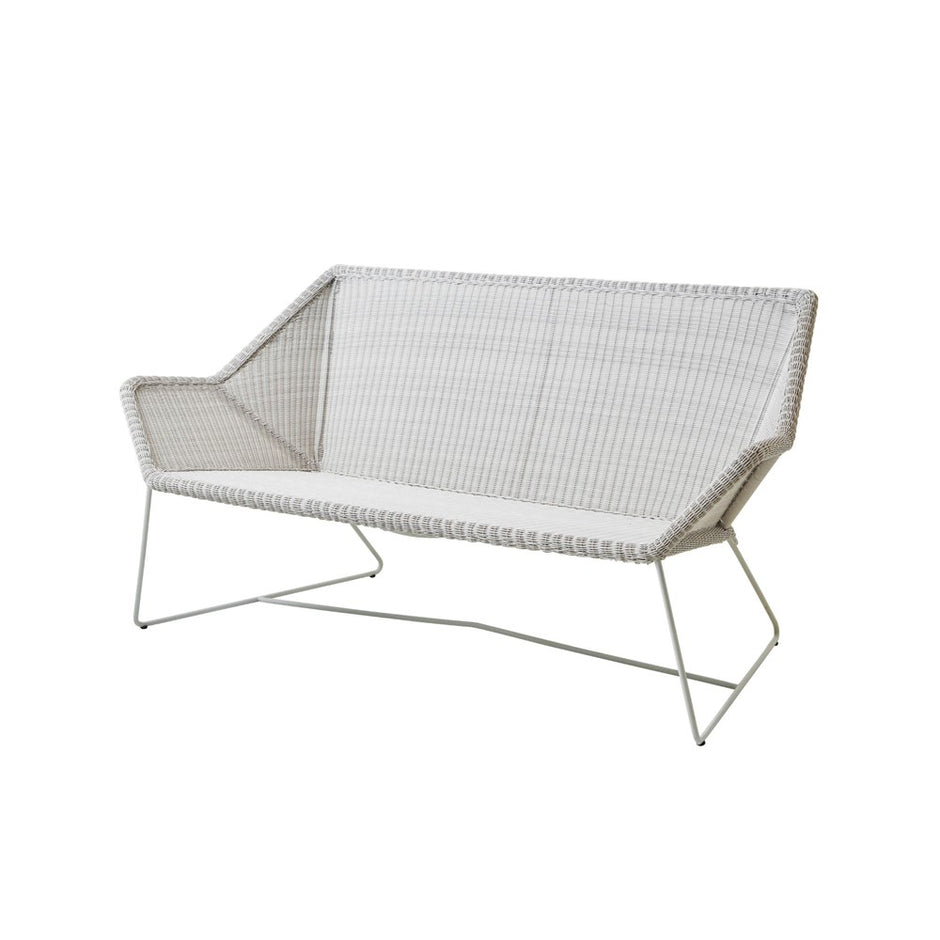 White wicker loveseat 5567LW_1