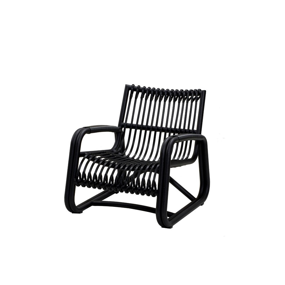 Black rattan chair - 57402ALG_1