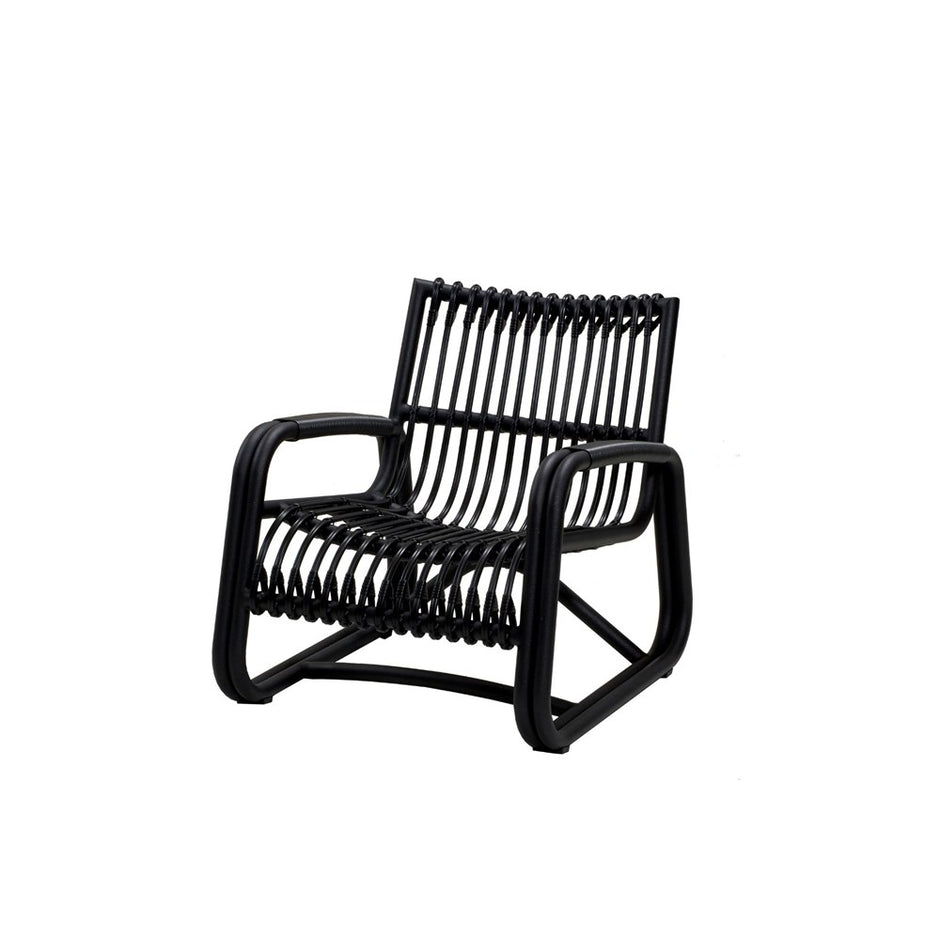Black rattan chair - 57402ALG_1