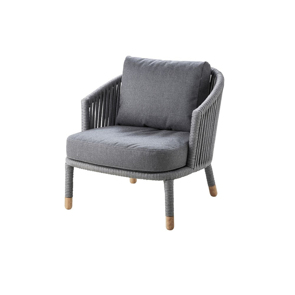 7443ROGAITG_1 Gray Rope Chair with Cushion