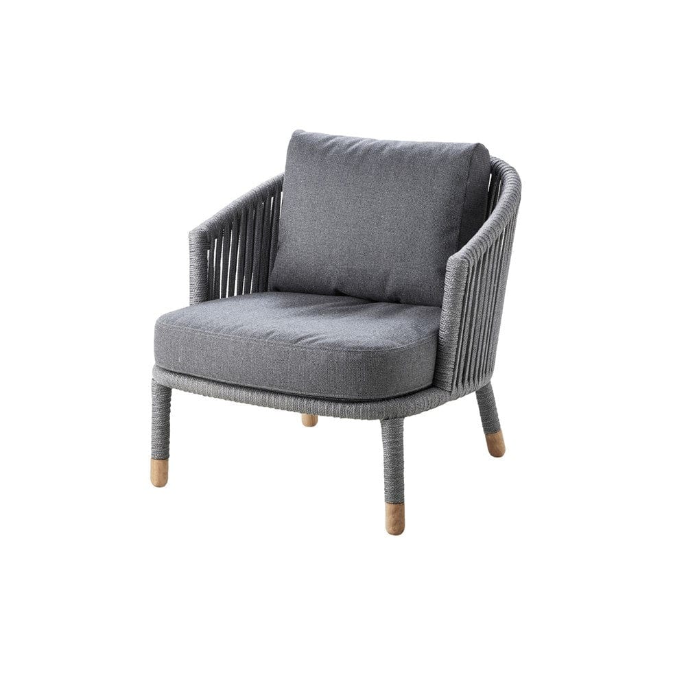 7443ROGAITG_1 Gray Rope Chair with Cushion