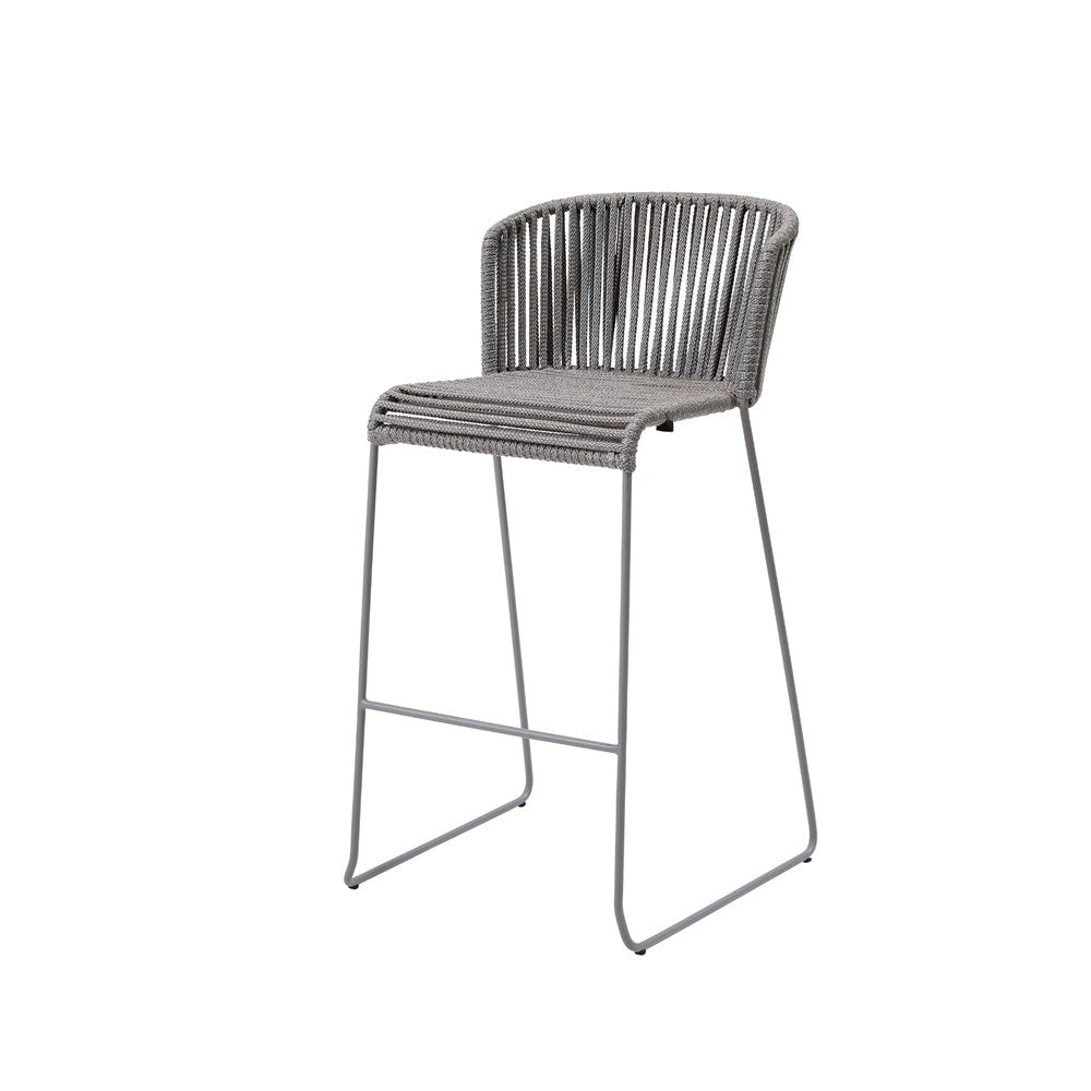 7445ROG_1 Gray Rope Bar Stool